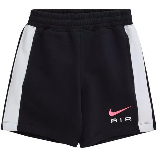 Vêtements Garçon Shorts / Bermudas Nike B nsw n air short flc Noir