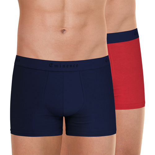 Sous-vêtements Homme Boxers Eminence Lot de 2 boxers homme Fait en France Rouge