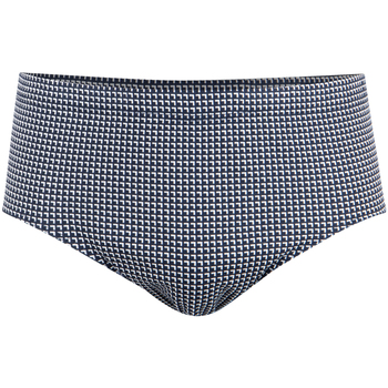 Sous-vêtements Homme Slips Eminence Slip taille haute fermé homme Coton mercerisé Bleu