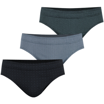 Sous-vêtements Homme Slips Eminence Lot de 3 slips homme Fantaisie Noir