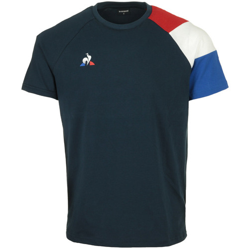 Vêtements Homme T-shirts manches courtes Le Coq Sportif Tee Ss Presentation Ss Tri N°1 Bleu