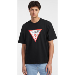 Vêtements Homme T-shirts manches courtes Guess M4YI45 K8FQ4 Noir