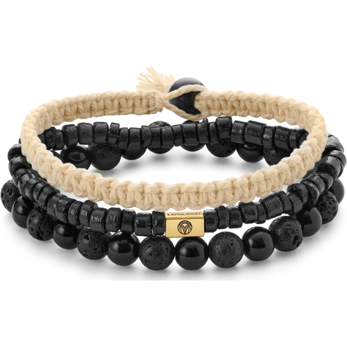 Montres & Bijoux Homme Bracelets Lucleon Naturalis Noir