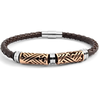 Montres & Bijoux Homme Bracelets Lucleon  Marron