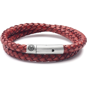 Montres & Bijoux Homme Bracelets Lucleon Collins Rouge