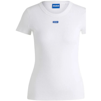 Vêtements Femme T-shirts manches courtes BOSS Easy B Blanc