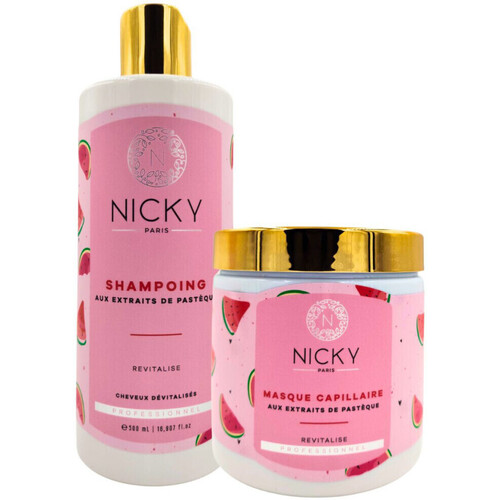 Beauté Femme Soins cheveux Nicky Lot de Shampoing et Masque Aux Extraits de Pasteque Autres