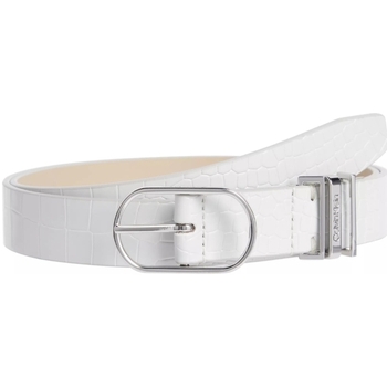 Accessoires textile Femme Ceintures Calvin Klein Jeans Ceinture femme  Ref 63414 CEH Gris perle Gris