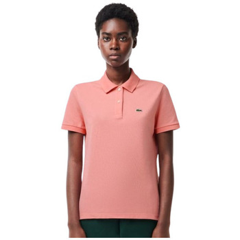 Vêtements Femme T-shirts manches courtes Lacoste POLO CORE ESSENTIALS - TOURMALINE - 34 Multicolore