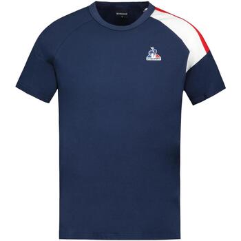 Vêtements Homme T-shirts manches courtes Le Coq Sportif Tri tee ss n4 m dress blues Bleu