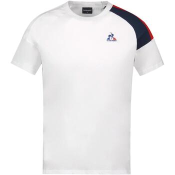 Vêtements Homme T-shirts manches courtes Le Coq Sportif Tri tee ss n4 m new optical white Blanc