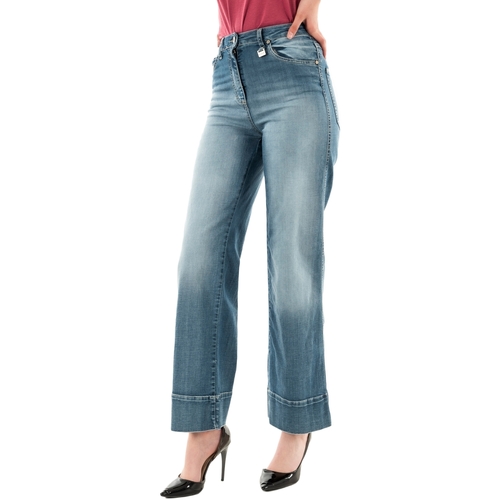 Vêtements Femme Jeans Please p0ue Bleu