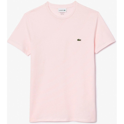 Vêtements Homme T-shirts manches courtes Lacoste T-shirt  rose clair Rose