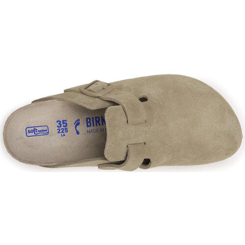 Birkenstock Boston Suede Leather Beige