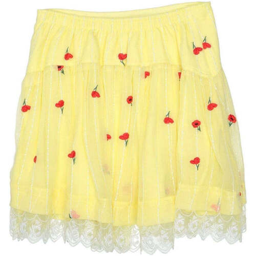 Vêtements Fille Robes Chloe Jupe en soie jaune - 10 ans Jaune