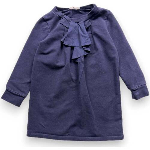 Vêtements Fille Robes Chloe Robe bleu marine à manches longues - 3 ans Bleu