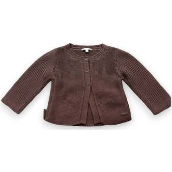 Vêtements Fille Pulls Chloe Cardigan marron en coton - 6 mois Marron