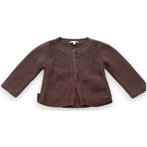 Vêtements Fille Pulls Chloe Cardigan marron en coton - 6 mois Marron