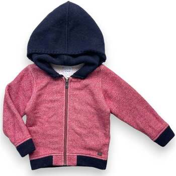 Vêtements Enfant Pulls Emporio Armani Sweat à capuche rouge et bleu marine - 4 ans Rouge