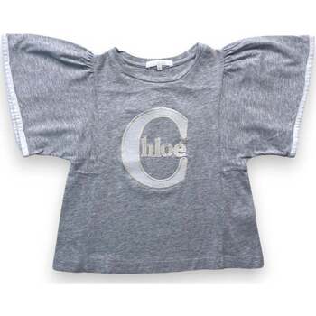 Vêtements Fille T-shirts & Polos Chloe T shirt gris à manches larges - 5 ans Gris