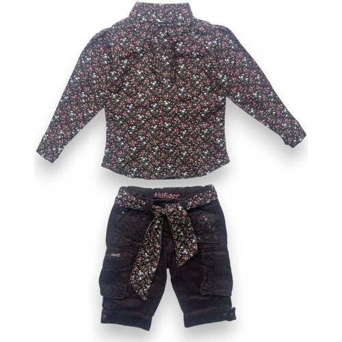 Vêtements Fille Ensembles enfant Tommy Hilfiger Ensemble chemise fleurie et pantalon marron - 4 ans Marron