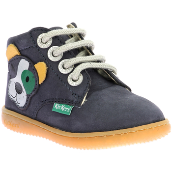 Chaussures Fille Boots Kickers Kickbillista Bleu