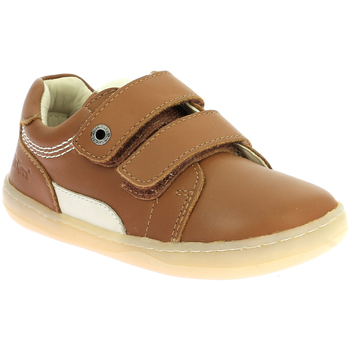 Chaussures Garçon Baskets basses Kickers Kickboost Marron