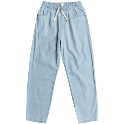 Vêtements Fille Jeans flare / larges Roxy Bottom Of The Ocean Bleu