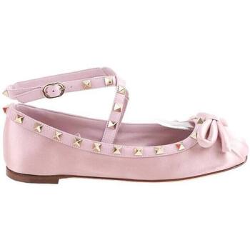 Chaussures Femme Ballerines / babies Valentino Ballerines en cuir Rose