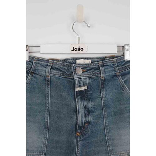 Closed Jean large en coton Bleu