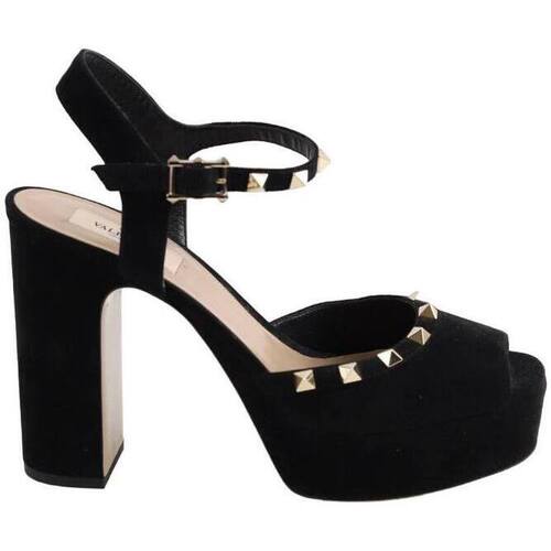 Chaussures Femme Escarpins Valentino Talons en cuir Noir