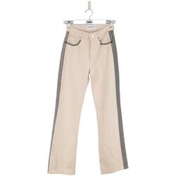 Vêtements Femme Jeans flare / larges Claudie Pierlot Jean large en coton Beige