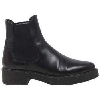 Chaussures Femme Boots Prada Bottes mocassin en cuir Noir