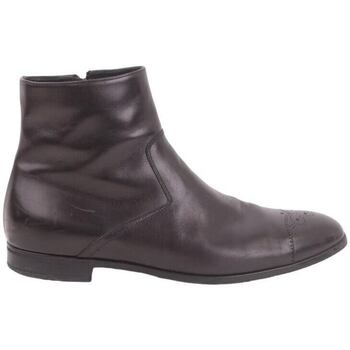 Chaussures Homme Bottes Prada Bottes en cuir Noir