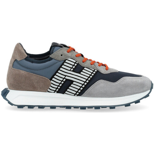 Chaussures Baskets mode Hogan Baskets  H601 gris et bleu Autres