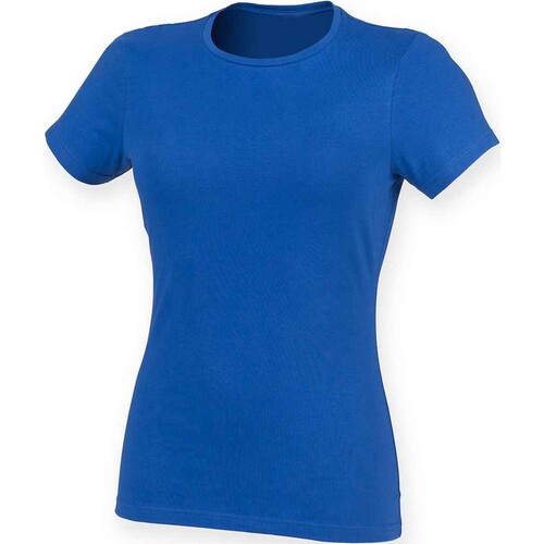 Vêtements Femme T-shirts manches longues Sf Feel Good Bleu