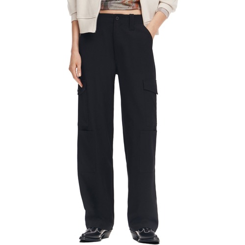 Vêtements Femme Pantalons fluides / Sarouels Desigual PANT_VOLGA 24WWPW17 Noir