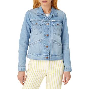 Vêtements Femme Blousons Wrangler Blouson en jean  ICON Blue Sunrise Bleu