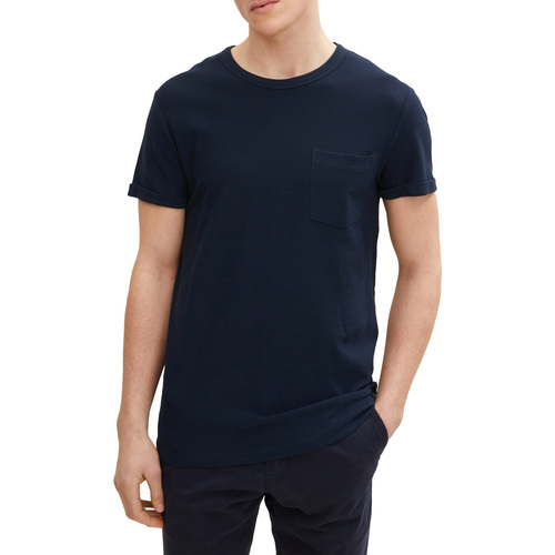 Vêtements T-shirts & Polos Tom Tailor Tee Shirt  Captain Blue Bleu