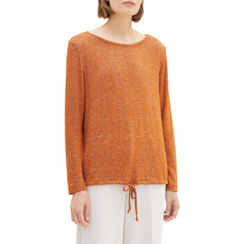 Vêtements Femme T-shirts & Polos Tom Tailor Pull  LOOSE FIT Gold Orange