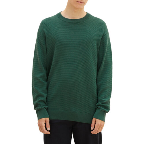 Vêtements Pulls Tom Tailor Pull  TEXTURE Green Vert