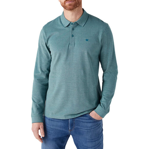 Vêtements T-shirts & Polos Wrangler Polo  REFINED Green Vert