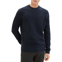 Vêtements Pulls Tom Tailor Pull  CREW NECK Navy Bleu