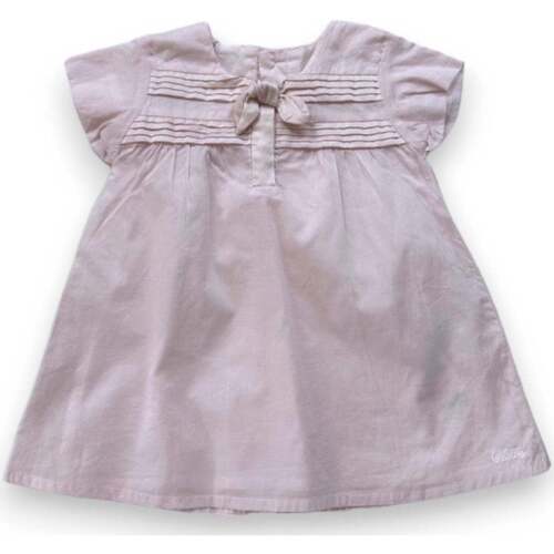 Vêtements Fille Robes Chloe Robe en soie rose - 3 mois Rose