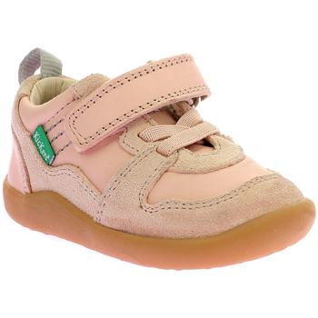 Chaussures Enfant Baskets basses Kickers Kickfreshi Rose