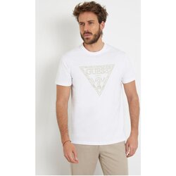 Vêtements Homme T-shirts manches courtes Guess M4YI26 K8FQ4 Blanc