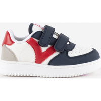 Chaussures Enfant Baskets basses Victoria TIEMPO TIRAS EFECTO PIEL MULTICOLOR Bleu