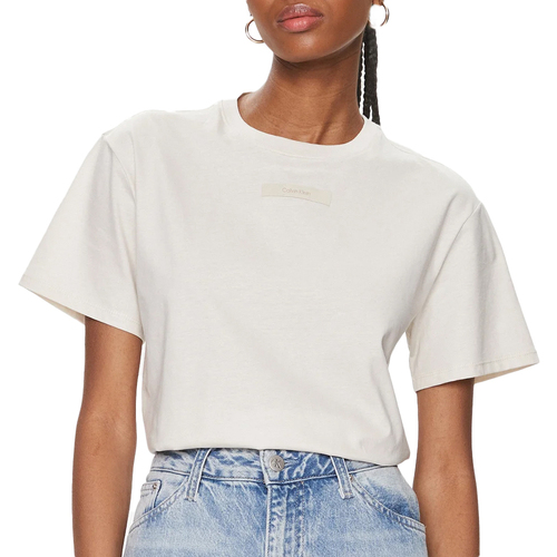 Vêtements Femme T-shirts & Polos Calvin Klein Jeans K20K206629 Blanc