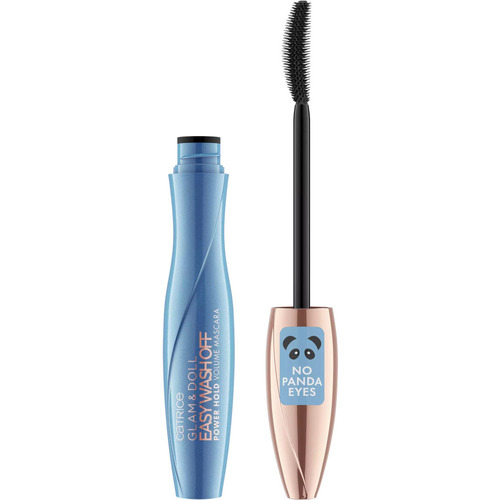 Beauté Femme Mascaras Faux-cils Catrice Mascara Glam & Doll Easy Wash Off Power Hold Volume Noir