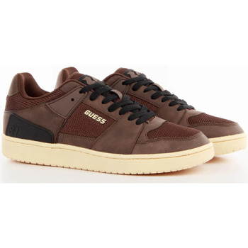 Chaussures Homme Baskets basses Guess sava Marron